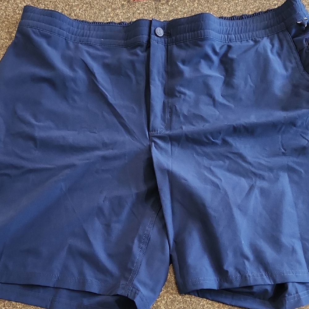 Lands' End Mens Navy Blue Swim Shorts 2XL